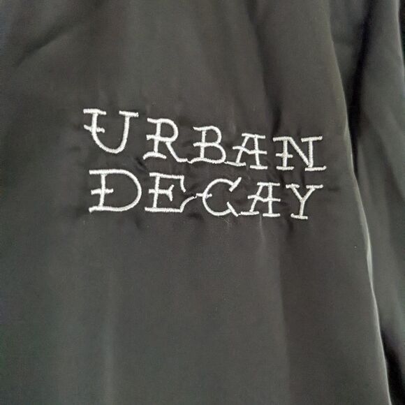 Urban Decay Black Bomber Jacket Beauty With An Edge large B1 - Picture 3 of 10
